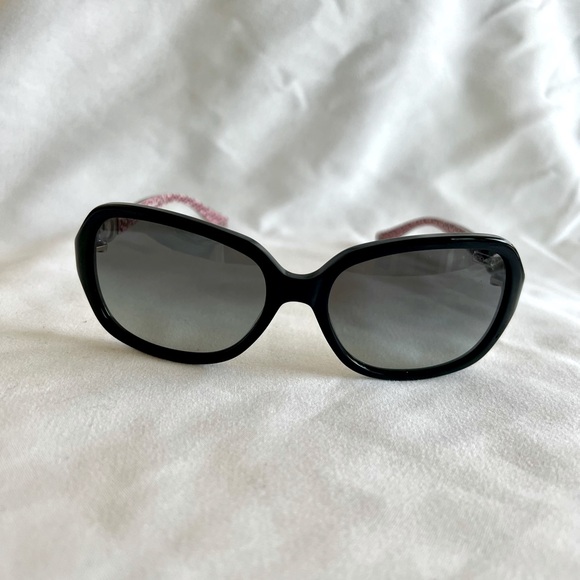 Coach HC 8019 L007 Beatrice 5034/11 Black Sunglasses 58-16-135 pre-owned - Picture 3 of 9